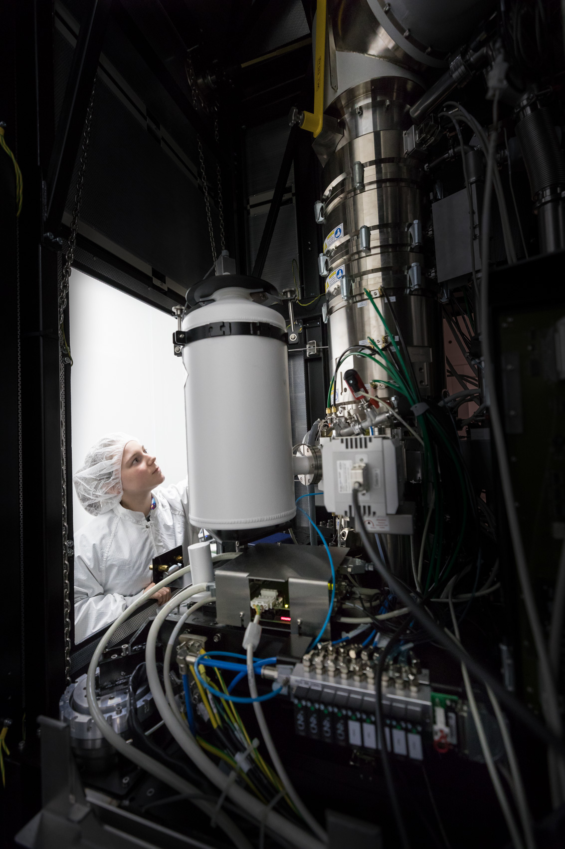 laboratory with scientist