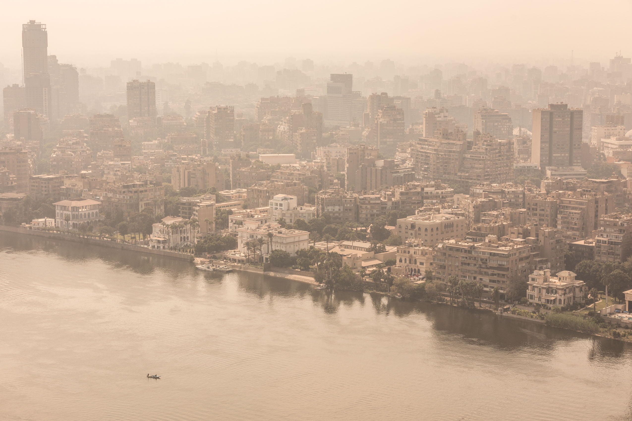 Cairo Egypt city aerial