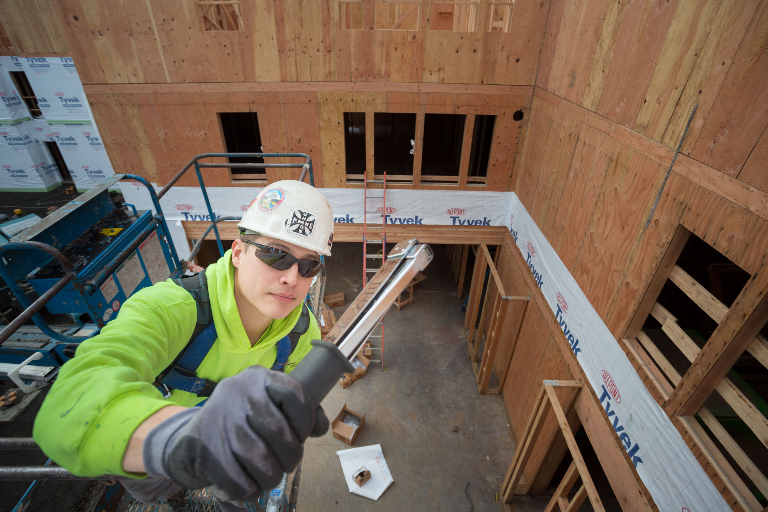 construction worker photographer Rich Crowder