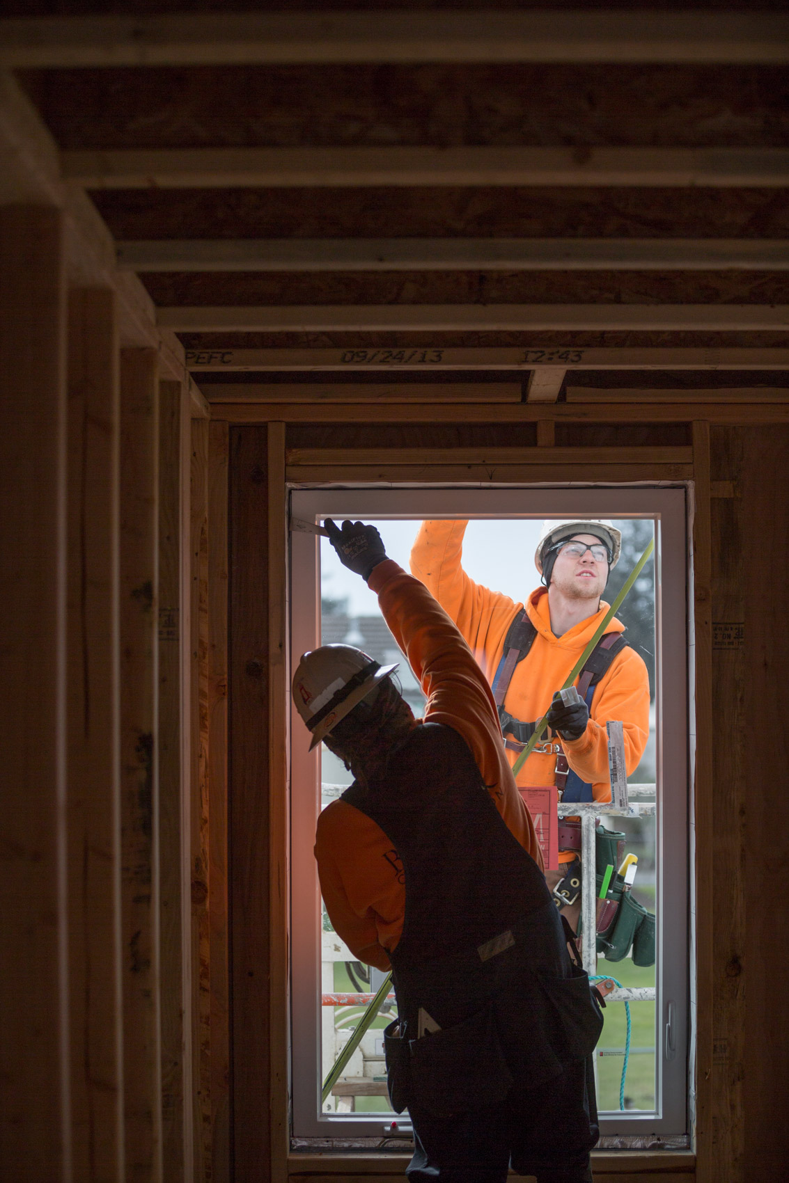 construction worker building window photographer Rich Crowder
