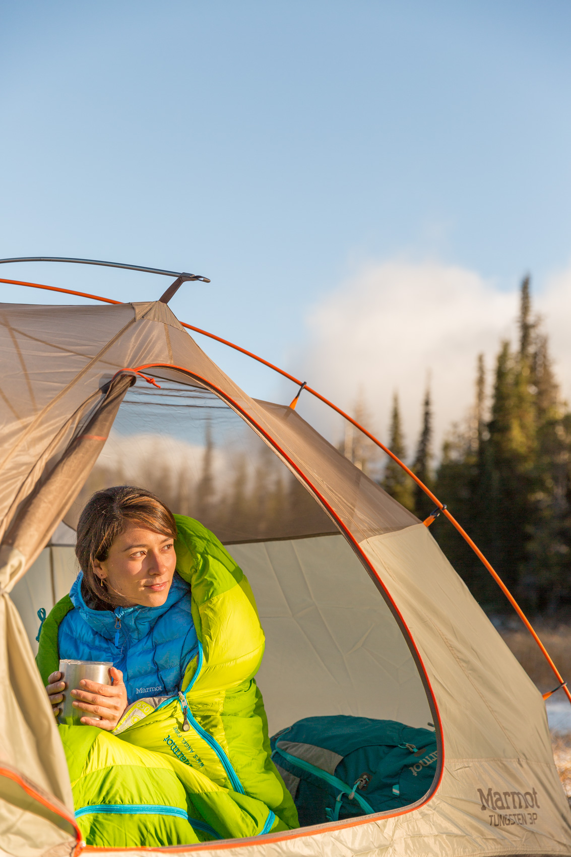 Marmot advertising photographer Rich Crowder tent