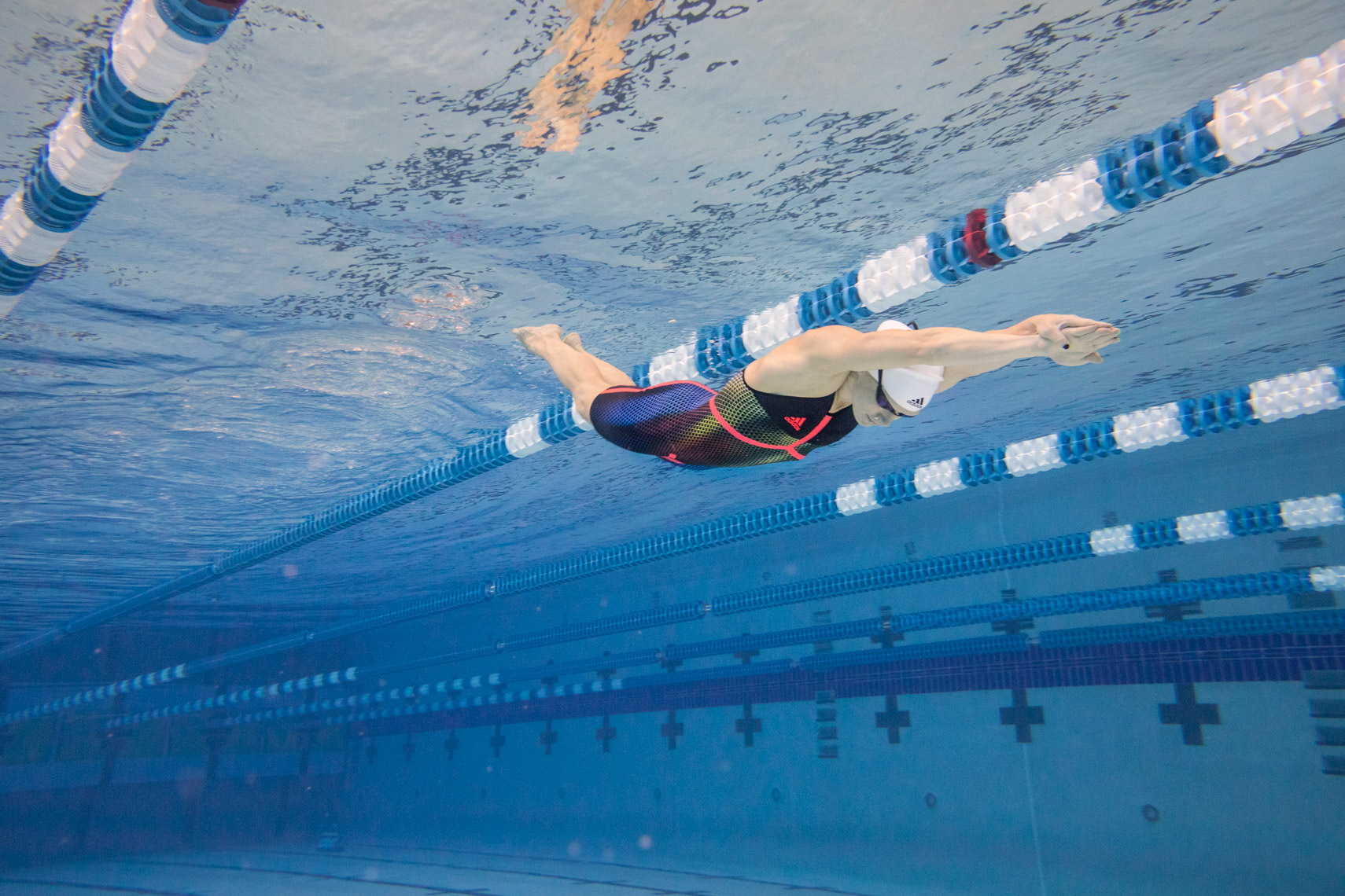 underwater photographer Rich Crowder Adidas swimming 
