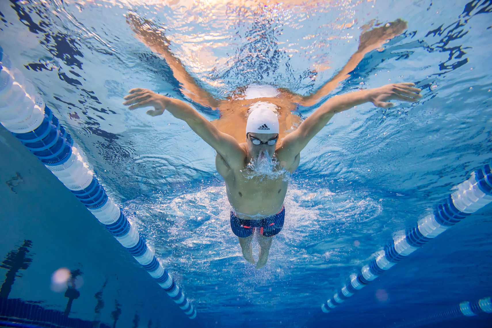 Olympic swimmer underwater photographer Rich Crowder